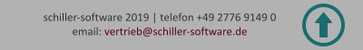 schiller-software 2019 | telefon +49 2776 9149 0 email: vertrieb@schiller-software.de